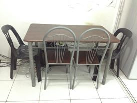 Dinning Table with 4 chairs photo